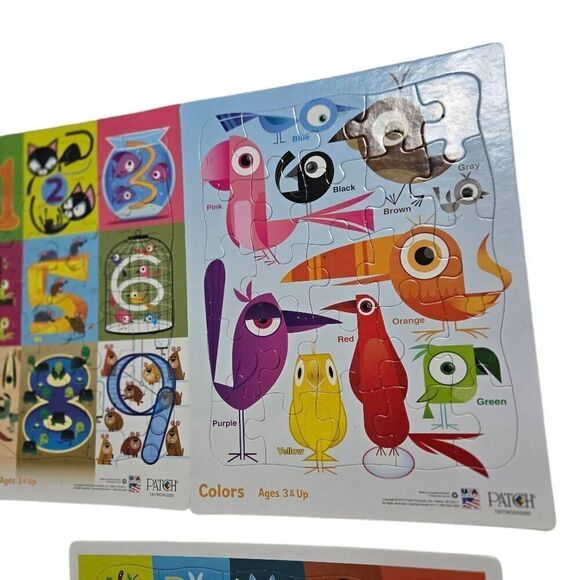 4 Patch Toy learning puzzles 3+ - Picture 2 of 5